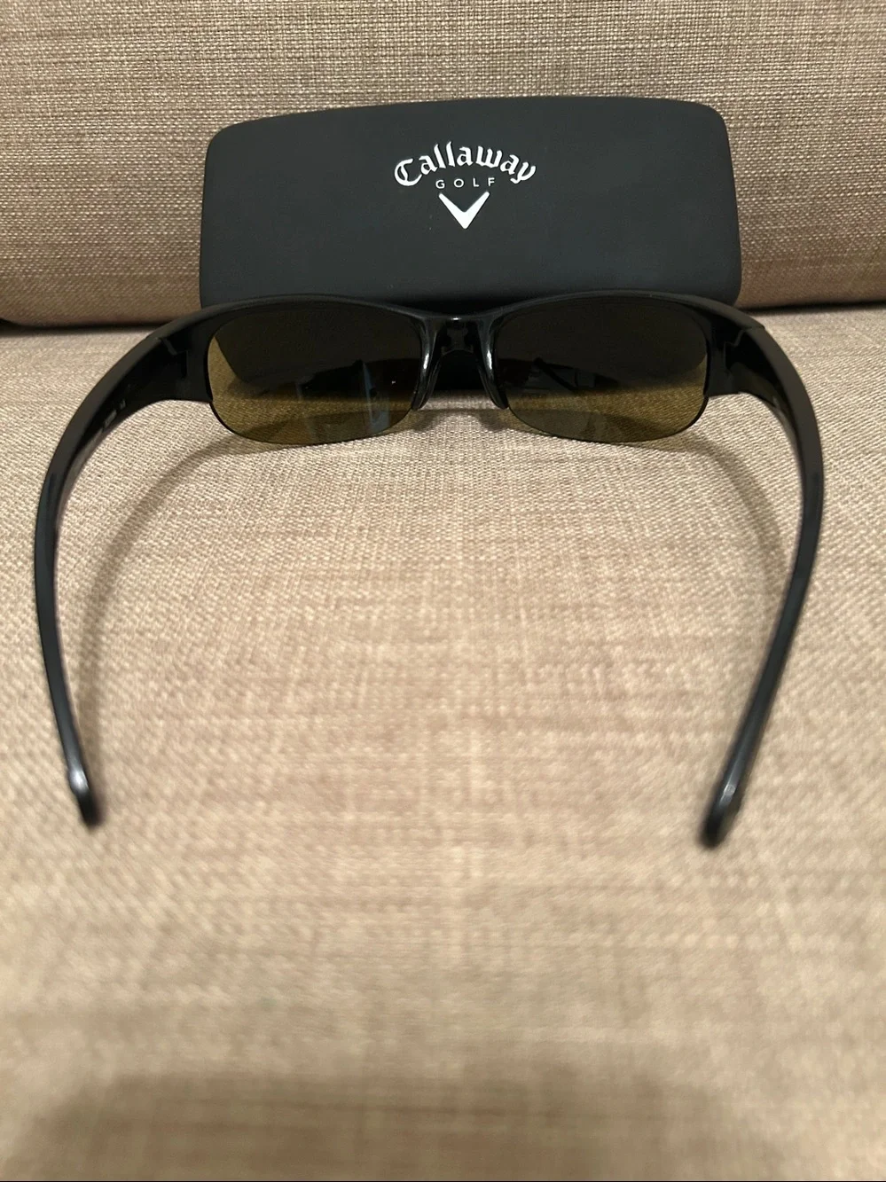 Callaway Golf  Black Sunglasses Eyewear Case w/Logo &Dustbag